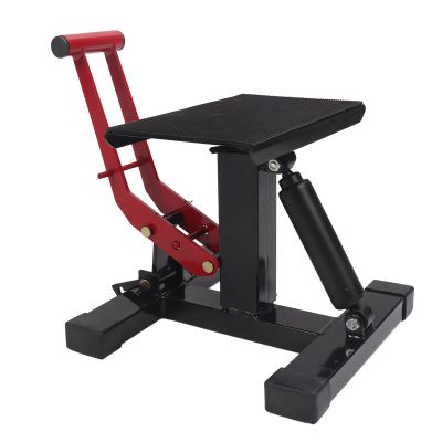 and Lower Stand, Bike Stand Hydraulic Aluminum Jack Stands Vertical CNC, for Bike/ATV/ADV/Rally Maintenance, Motorcycle Dirtbike Engine Stand Load 330Lbs