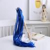 100PCS Ribbon Stick Wands Wedding Streamers with Silk Fairy Stick Wand for Wedding Party Baby Shower Send Off Party Activities Holiday Celebration Favors (Royal Blue-100PCS) view 2