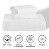 BNM Cotton Blend 3 Piece Bedspread Set, Oversized Bed Spread, 2 Pillow Shams, Medium Weight Blanket, Home Bed Decor, Floral Scalloped Bedding, Matelasse Coverlet, Bedding Essentials, Full, White view 4