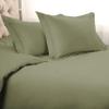 1 Piece Cotton All Season Duvet Cover King (90 x 106) Zipper Clouser Sage Green Comforter Cover King view 1