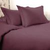 5 Piece Cotton All Season Duvet Cover King (90 x 106) Zipper Clouser Plum Comforter Cover King view 1