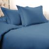 1 Piece Cotton All Season Duvet Cover Super King 120x120 Zipper Clouser Medium Blue Comforter Cover Super King view 1
