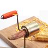 Hand Crank Corn Thresher for Farms and Families Quick Corn Cob Stripper Tool, Firm Clamping, Efficient Peeling with Iron Material for Long Life view 1