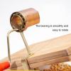 Hand Crank Corn Thresher for Farms and Families Quick Corn Cob Stripper Tool, Firm Clamping, Efficient Peeling with Iron Material for Long Life view 4