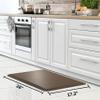More Dcor Anti Fatigue Kitchen Floor Mat, Standing Desk Mat, Non Slip, Waterproof - Rug Size 17.3" x 28" 0.47" Thickness - Brown view 3
