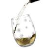 BANBERRY DESIGNS Stemless Wine Glasses - Snowflake Wine Glass - Set of 32 - Winter Holiday Glasses with Silver Snowflake Design - 20 oz Capacity view 4