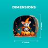 EGD Cute Mouse Hole Wall Decals 3D | 4"x4" Wall Stickers for Child Room Decor | Nursery Decals | Hole Stickers for Wall Decor | Kids Stickers (Halloween Mouse 3) view 4