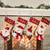 Printualist Personalized Christmas Stockings - Custom Embroidered 3D Stocking Your Name Burlap Hanging Fireplace - Santa Snowman Gnome Deer Holiday Family view 3