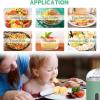 Electric Egg Yolk Mixer, Rapid Egg Boiler with Transparent Protective Cover, Double Gear Switch Design, No Needed Manual and Automatic Egg Homogenization, Bass Noise Reduction, For Home, Kitchen view 2