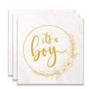 100 Pack of It's a Boy Paper Napkins for Baby Shower Party Decoration view 1
