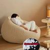Bean Bag Chair Cotton Linen Bean Bag Chair Cover (No Filler) For Kids And AdultsWashable Ultra Soft Pouf Ottoman Beanbag Chair Lazy Armchair Couch Floor Seating Living Room Furniture ( Color : Sky blu view 4