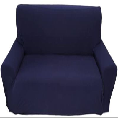 GAJUST Stretch Sofa Covers for 4 Seater Couch Covers Solid Color Slipcover for Living Room Furniture Dustproof Protector Washable and Reusable(Burgundy) (Color : Blue)