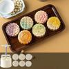 Cake Pop Mold, Cupcake Liners, Multifunctional Practical Cookie Stamp Moon Cake Maker Exquisite Blossom Pastry Tool Bath Bomb Press DIY Festival Decoration Hand Cutter Cake Mold view 2