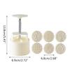 Cake Pop Mold, Cupcake Liners, Multifunctional Practical Cookie Stamp Moon Cake Maker Exquisite Blossom Pastry Tool Bath Bomb Press DIY Festival Decoration Hand Cutter Cake Mold view 3