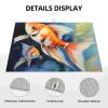 Dish Drying Mat For Kitchen Absorbent Butterfly Fish Painting Counter Drying Pad Drainer Rack Pad Microfiber Drying Pad Fast Dry Dish Rack Mat For Rack Coffee Mat Sink Mats 18  24 Inch view 4