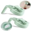 2 Pack Wide Mouth Mason Jar Lids V-Shaped with Handle, Mason Jar Pour Spout Lid with Extended Flip Lid Easy to Open, Airtight Leak Proof and Durable view 1