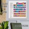 United States Frequency Allocations - Audio Frequency Electromagnetic Spectrum Chart - Unframed Print - Radio Stations Wall Poster, Educational and Science Decor and Gift (Poster Paper, 28" x 36") view 2