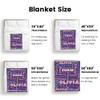 remberever Personalized Blankets for Kids with Names,Customized Blankets with Name for Adult,Custom Blanket,Gift for Birthday Christmas Valentines Day Gift view 3