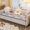 Boho Patchwork Magic Sofa Seat Slipcover, Anti-Slip Quilted Thick Cushion Couch Cover, Print Pet Mat Bed Blankets for Puppy Cat, Super Soft Pad Furniture Protector (Pink Blue,35.4*63inch/90*160cm) view 1