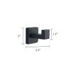 Wall Mounted Coat Rack Wall Mounted Coat Hook Hanger Matte Black Stainless Steel Hooks for Bathroom Towels Kitchen Office Home Storage Hook Coat Rack Wall Mounted view 2