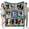 Custom Blanket with Photo Personalized Family Photo Blanket Photo Blanket Personalized Memorial Personalized Blankets for Adults (C,51 * 59in 130x150cm) view 2