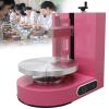 4-12in Baking Birthday Cake Tools Automatic Birthday Cake Smoothing Coating Machine Cakes Plastering Cream Coating Filling Machine,Adjustable Rotating Speed,Pink view 1