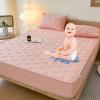 Fitted Sheet Queen Size - Waterproof Fitted Bed Sheets Single Double King Twin Full Size with 30cm Deep Pocket, Soft and Cozy Bed Linen Easy Care(B,180 * 220cm) view 1