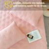Fitted Sheet Queen Size - Waterproof Fitted Bed Sheets Single Double King Twin Full Size with 30cm Deep Pocket, Soft and Cozy Bed Linen Easy Care(B,180 * 220cm) view 3
