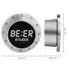 Love Beer O'Clock 60 Minute Timer Stainless Steel Wind Up Magnetic Timer Time Management for Cooking Kitchen view 2