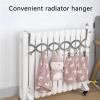 AHDFY Portable Dryer Holder,Retractable(8.5-47cm),Radiator Airer Drying Rack,Hanging Drying Rack Airer,Space Saving, Easy Storage Airer,Suitable for All radiators,5 Hooks (Under 4.5cm) view 2