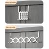 AHDFY Portable Dryer Holder,Retractable(8.5-47cm),Radiator Airer Drying Rack,Hanging Drying Rack Airer,Space Saving, Easy Storage Airer,Suitable for All radiators,5 Hooks (Under 4.5cm) view 3