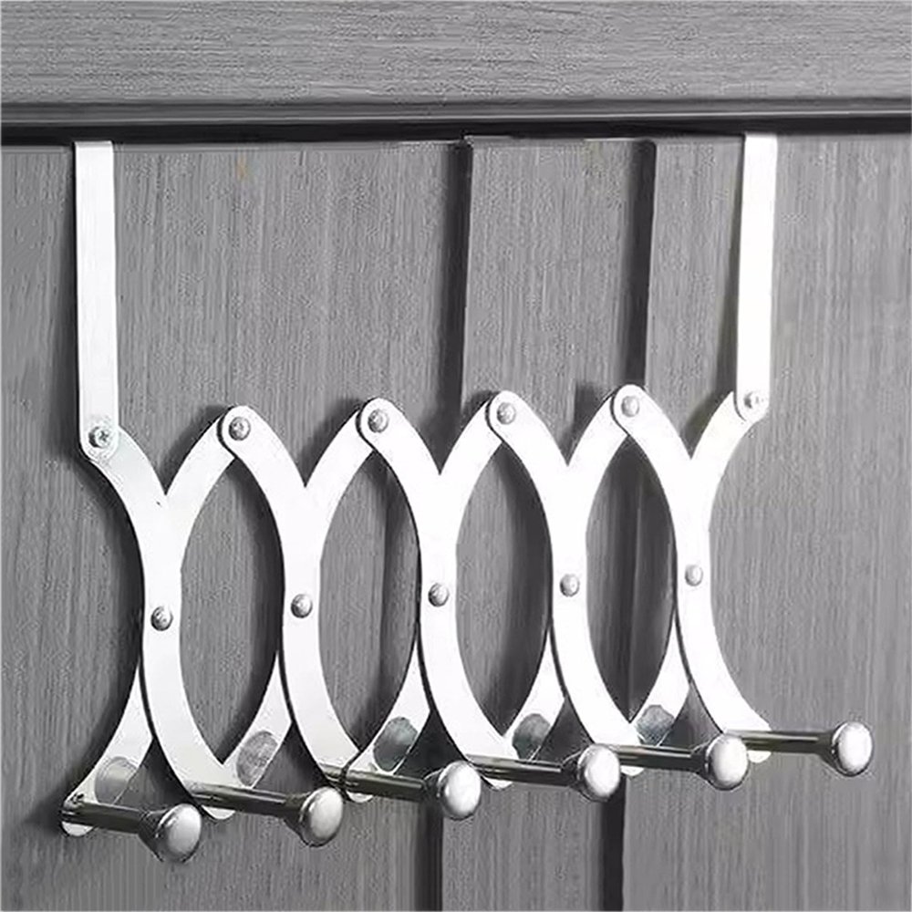 AHDFY Radiator Airer Dryer Clothes Drying Rack Rail,Towel Holder Hang,Durable Metal Indoor Clothes Dryer,Folding Airer Radiator,Retractable Clothes Drying Rack(6.5-37cm),4 Hooks (Under 4.5cm)