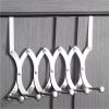 AHDFY Radiator Airer Dryer Clothes Drying Rack Rail,Towel Holder Hang,Durable Metal Indoor Clothes Dryer,Folding Airer Radiator,Retractable Clothes Drying Rack(6.5-37cm),4 Hooks (Under 4.5cm) view 1