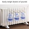 AHDFY Radiator Airer Dryer Clothes Drying Rack Rail,Towel Holder Hang,Durable Metal Indoor Clothes Dryer,Folding Airer Radiator,Retractable Clothes Drying Rack(6.5-37cm),4 Hooks (Under 4.5cm) view 3