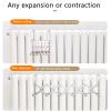 AHDFY Radiator Airer Dryer Clothes Drying Rack Rail,Towel Holder Hang,Durable Metal Indoor Clothes Dryer,Folding Airer Radiator,Retractable Clothes Drying Rack(6.5-37cm),4 Hooks (Under 4.5cm) view 4