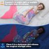 Catalonia Mermaid Tail Blanket for Girls, Glow in the Dark Mermaid Sleeping Bag for 3-14 yrs Kids, Mermaid Gift for Girls view 2