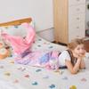 Catalonia Mermaid Tail Blanket for Girls, Glow in the Dark Mermaid Sleeping Bag for 3-14 yrs Kids, Mermaid Gift for Girls view 4
