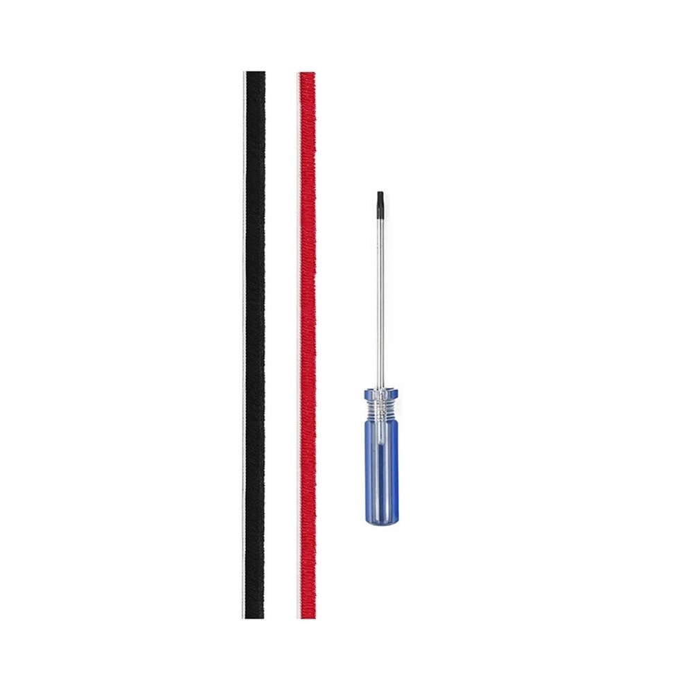 Lipski 2-Piece Set of Soft Plush Strip Vacuum Cleaner Roller Brush Strip Vacuum Cleaner Soft Roller Head Accessories, Compatible for Dyson V6 V7 V8 V15