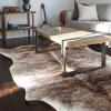 LYENDOS Cowhide Rug 6.3 x 7 Feet, Cow Hide Durable No-Slip Backing, Faux Cowhide Thickened Elastic, for Bedroom Living Room Home Office Western Decor view 4