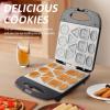 Electric Cookie MakerWaffle Makers & IronsHousehold Biscuit Machine Scones Breakfast Machine Waffle Cake Baking Pan,Makes 13 Cookies Per Operation view 2