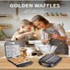 Electric Cookie MakerWaffle Makers & IronsHousehold Biscuit Machine Scones Breakfast Machine Waffle Cake Baking Pan,Makes 13 Cookies Per Operation view 3