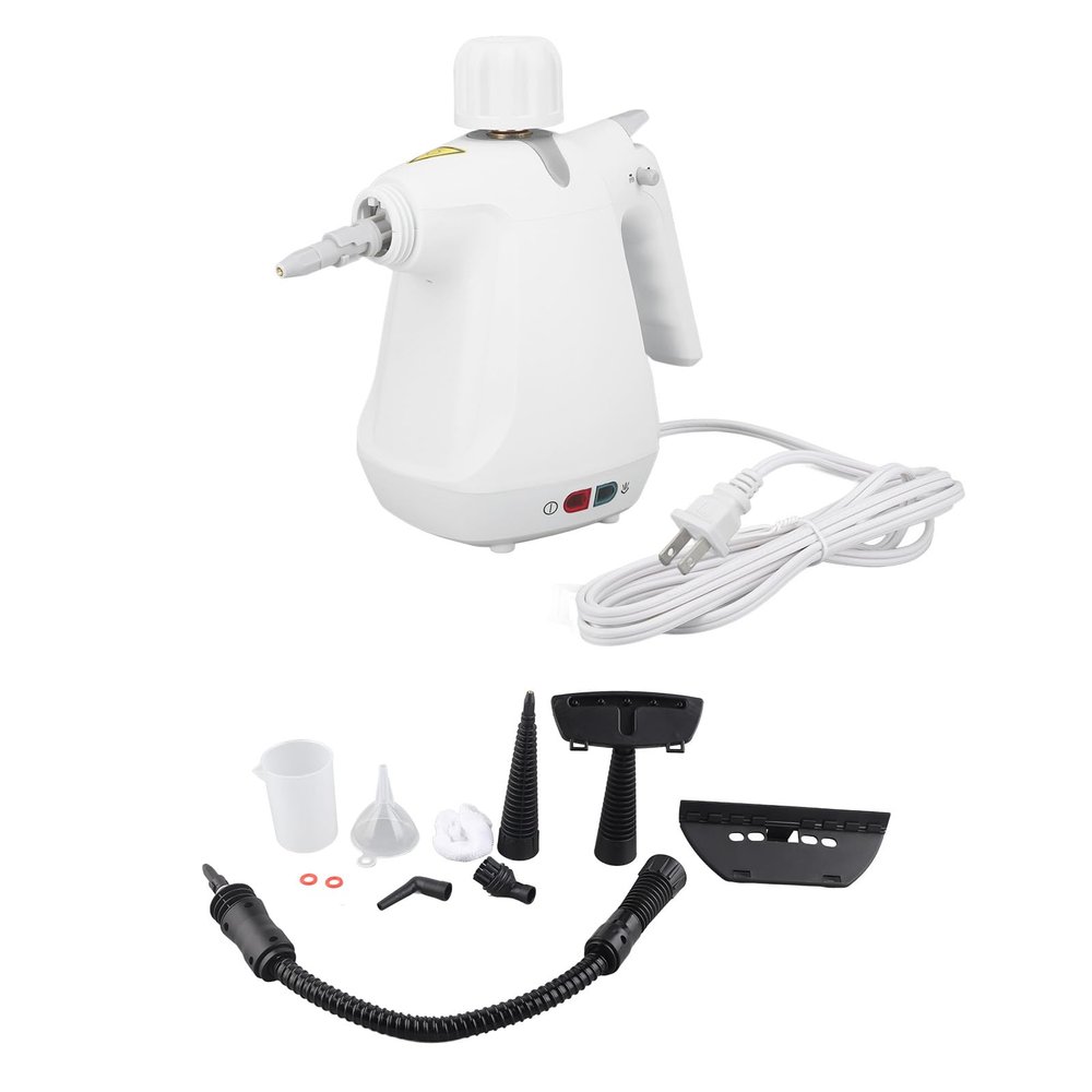 EVTSCAN Steam Cleaner,1000W High Temperature High Pressure Portable Steam Cleaning Machine, with Safety Valve(US)