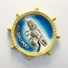 3D Gollipoli Italy Fridge Magnet Travel Souvenir Refrigerator Decoration Magnetic Sticker Hand Painted Craft view 4