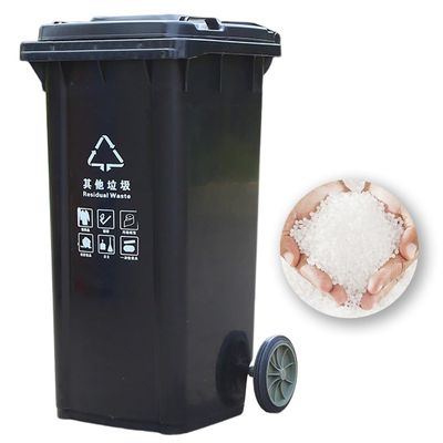Aigoss Outdoor Wheeled Trash Can with Lid and Handles 30L 50L 100L 120L Large Trash Can, Perfect for Patios, Kitchens, and Outdoor Entertaining (Color : Black, Size : 30L)