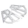 Jeanoko Stainless Steel Shoes Drawer Cabinet Hinges Turing Rack Replacement Fittings, Easy to Install, Fits Most Shoe Racks, 3 Types Available (2 Tier) view 1