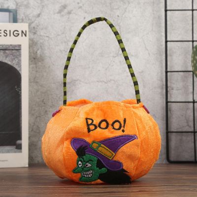 Yukihira Halloween Candy Bag Decoration Kindergarten Kids Gift Bag Halloween Pumpkin Bag Scene Decoration Props