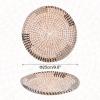 uxcell Wall Basket Decor, Natural Woven Seagrass Flat Basket, Wall Hanging Decorative Basket, Bohemian Wall Art for Living Room Bedroom (25cm - Style 10) view 4