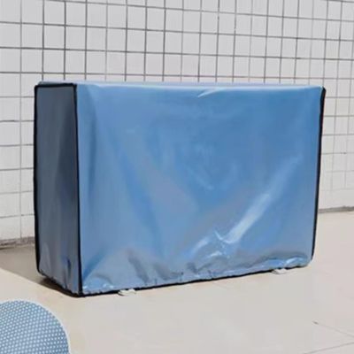 DAZULI Air Conditioner Cover for Outside Units Full Surround Polyester Ac Cover Dustproof Snowproof Waterproof Outdoor Oxford Cloth Protective Cover for Air Conditioner(Size:78x55x28cm,Color:Blue)