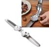 Chestnut Opener, 304 Stainless Steel Chestnut Cutter Tool Pistachio Nut Opener Macadamia Nut Knife Walnut Opener Metal Nut Opener Plier Multifunction Nutcracker view 3