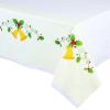 OLELy Christmas Rectangular Disposable Tablecloth Cartoon Christmas Tabletop Decoration Tablecloth Two Tablecloths view 1